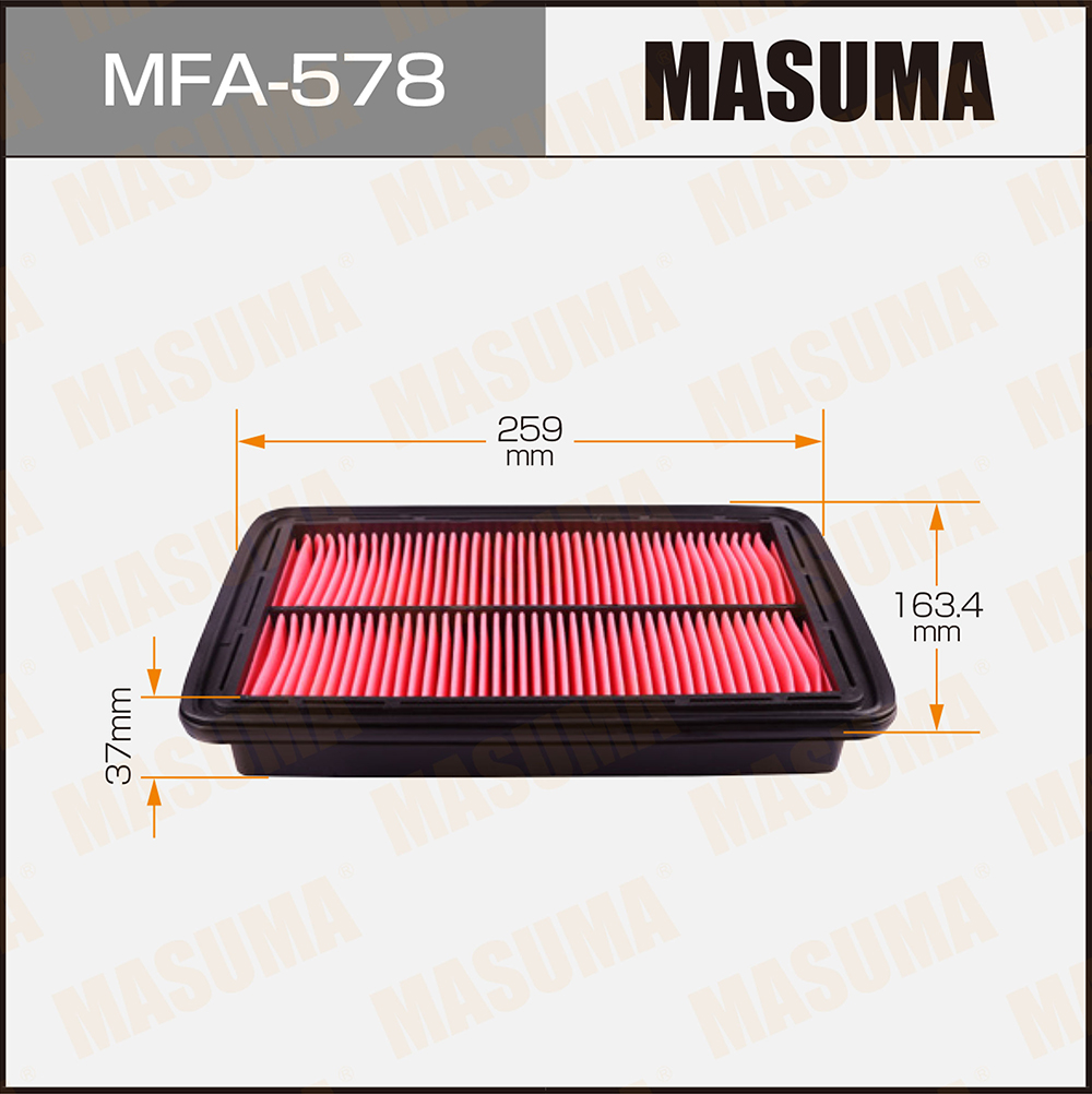 Фильтр воздушный Mazda 626 92-97, MX-5 98-05 Masuma