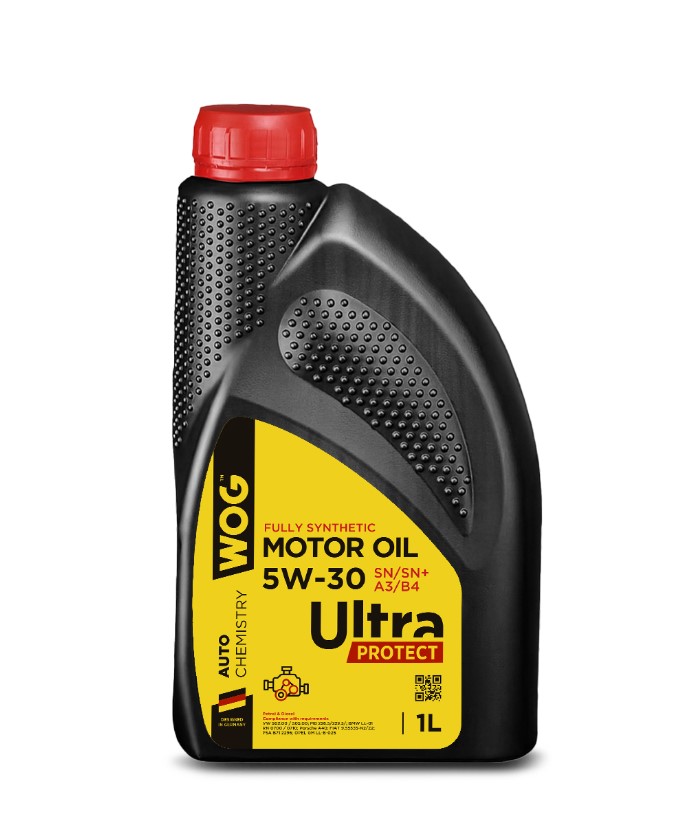 Масло моторное WOG 5W-30 Ultra Protect SN/SN+ A3/B4 синтетическое 1 л