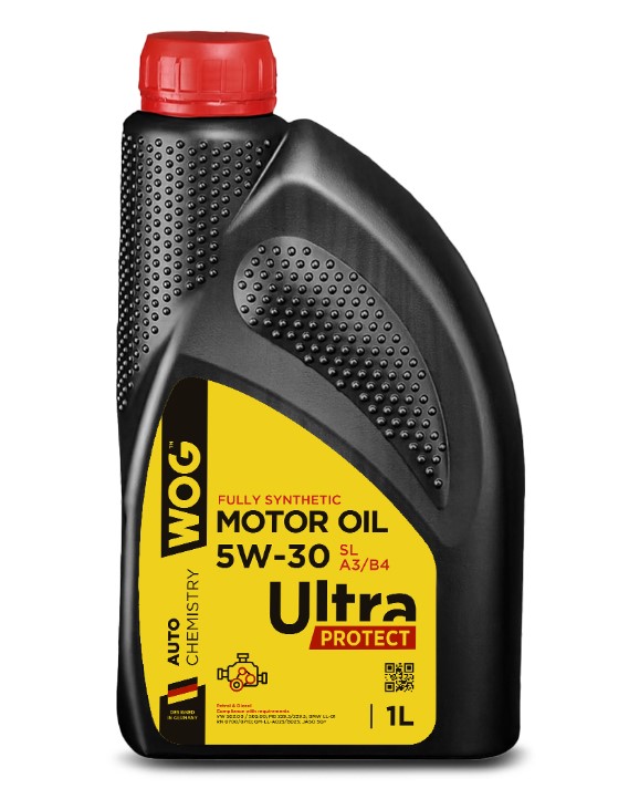 Масло моторное WOG 5W-30 Ultra Protect SL A3/B4 синтетическое 1 л