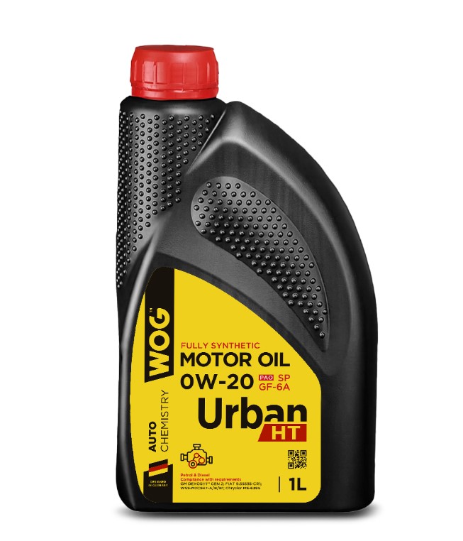 Масло моторное WOG 0W-20 Urban HT PAO SP GF-6A синтетическое 1 л