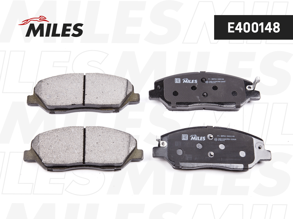 Колодки тормозные Hyundai Santa Fe (CM)/(SM) 05-; Kia Sorento (XM) 09- передние Low-metallic Miles