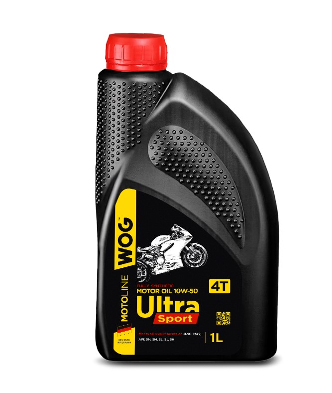 Масло моторное WOG 10W-50 MOTO Ultra Sport 4T 1 л