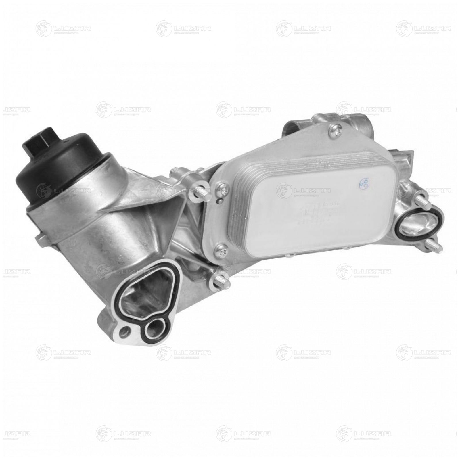 Радиатор масляный Chevrolet Aveo 1.4 08-, Cruze 09-, Orlando 10-; Opel Astra H 04-, J 10- в сборе Lu