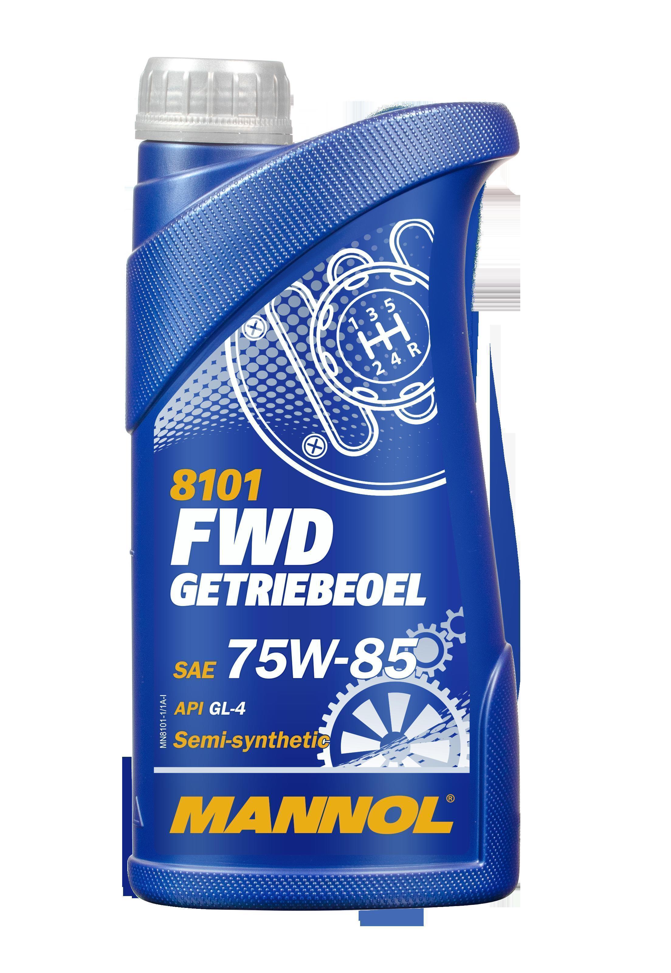 Масло трансмиссионное Mannol 75W-85 FWD GL4 п/синтетическое 1л / 75W85