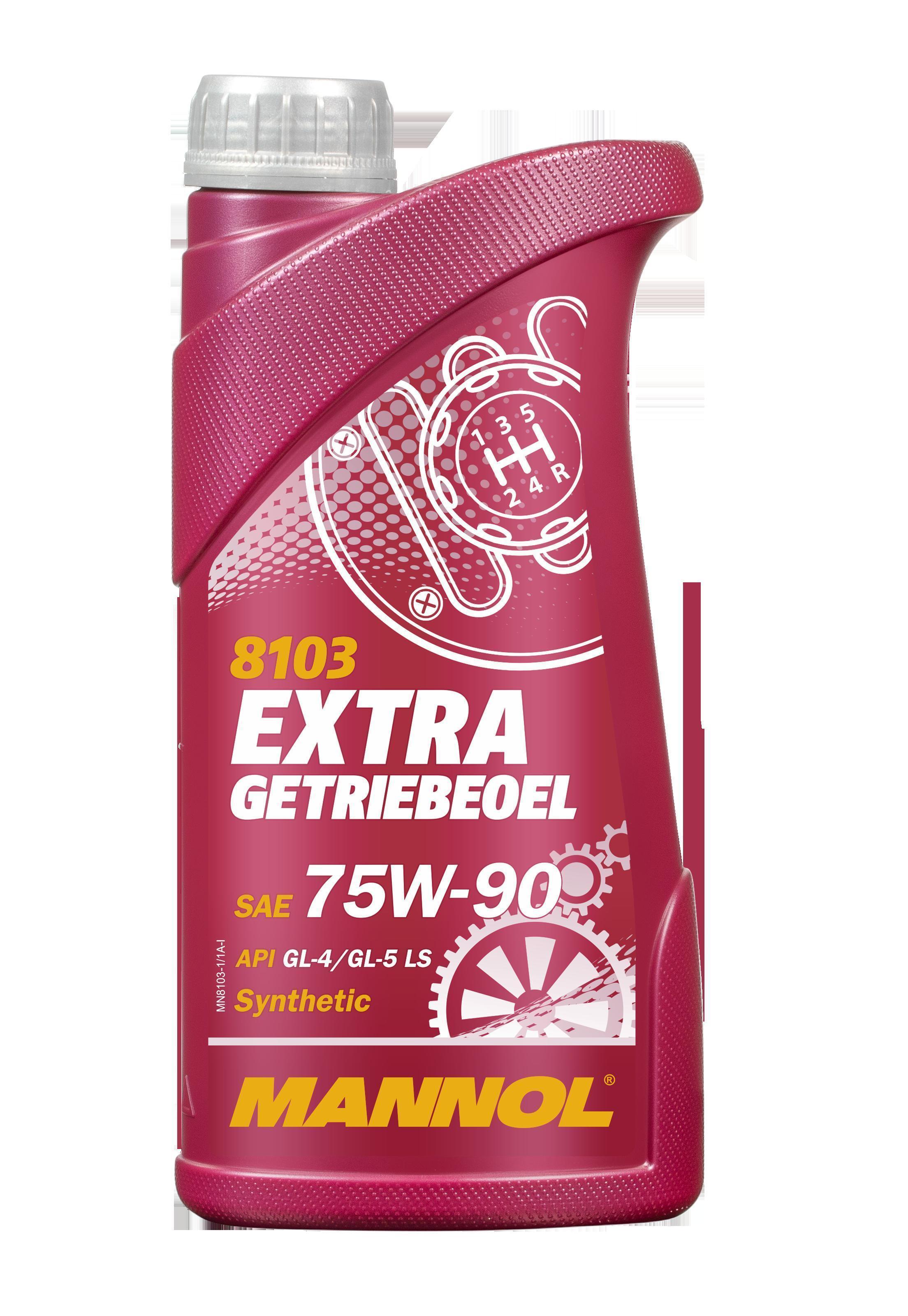 Масло трансмиссионное Mannol 75W-90 Extra ESTER GL4/5 синтетическое 1л / 75W90