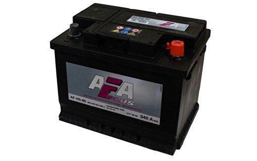 Аккумулятор AFA PLUS 60 А/ч о.п ток 540 242 х 175 х 190