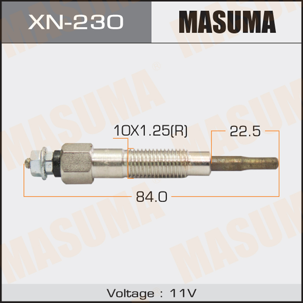 Свеча накала Masuma Nissan (RD28, RD28ETI) Patrol