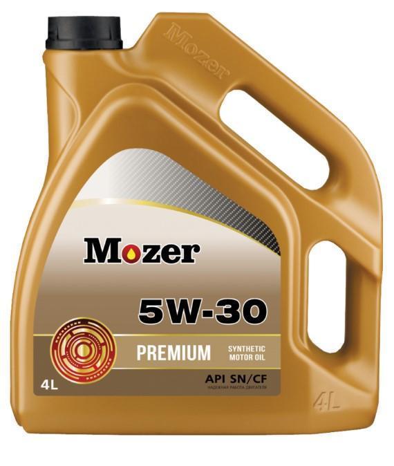 Масло моторное MOZER 5W-30 Premium А3/В4 SN/CF синтетическое 4л
