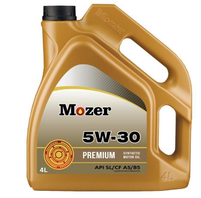 Масло моторное MOZER 5W-30 Premium A5/B5 SL/CF синтетическое 1л / 5W30