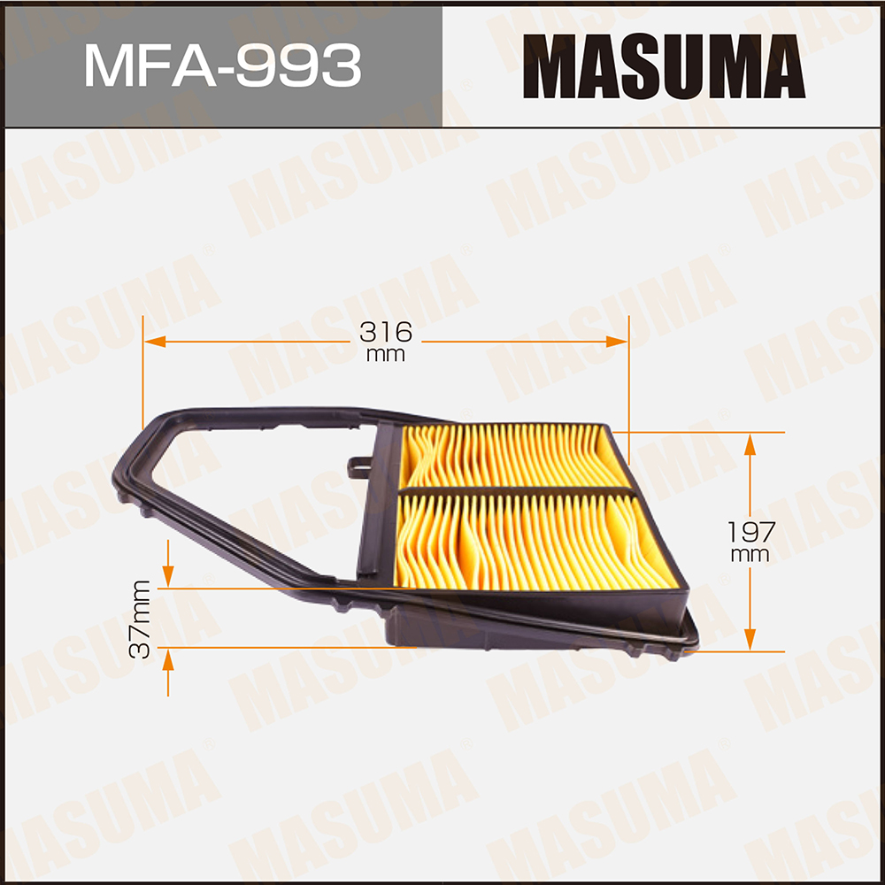 Фильтр воздушный Honda Civic 00-05 Masuma