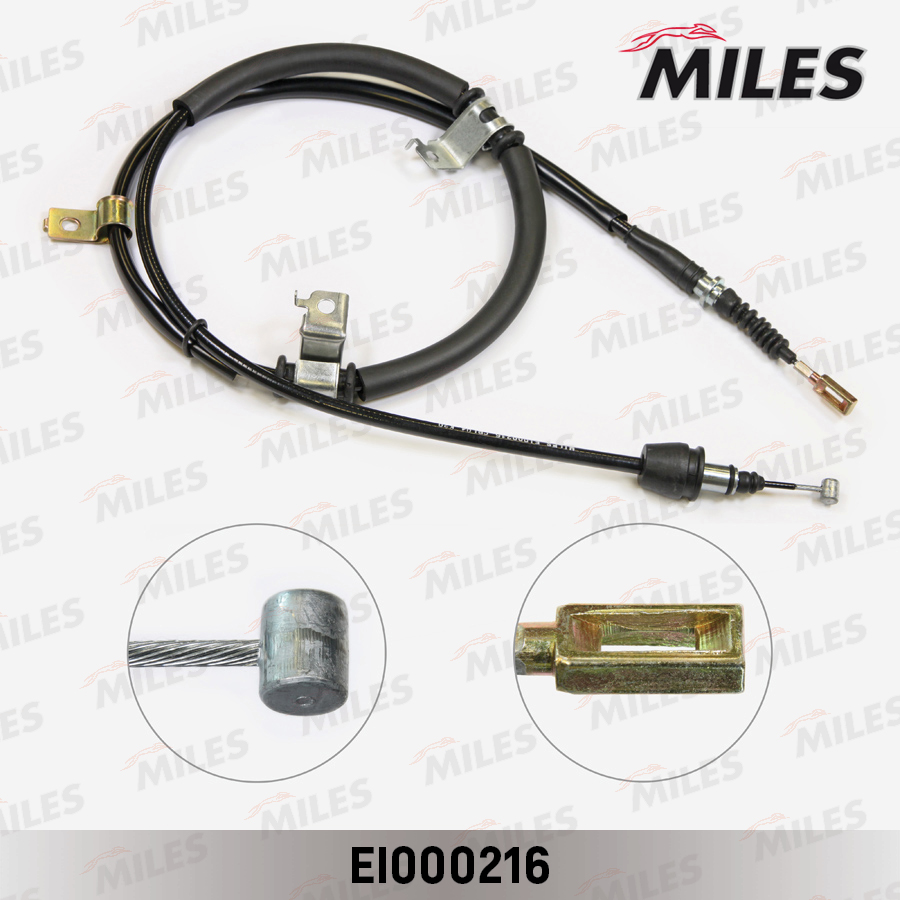 Трос ручного тормоза KIA CEED левый MILES