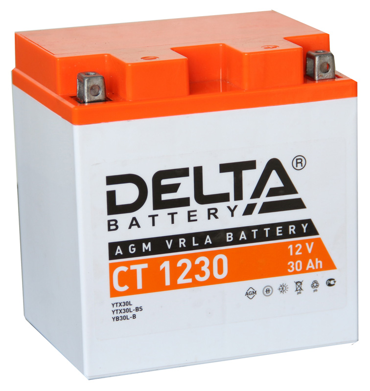 Battery 30. Аккумулятор Delta CT 1230. Аккумулятор Delta CT - 12v / 30ah (1230) шт. Мото АКБ Delta CT-1230 | 12v-30ач | (ОП) г3м д168_ш126_в175 КНР акб02285. Delta Battery eps 1230 12в / 30а·ч.