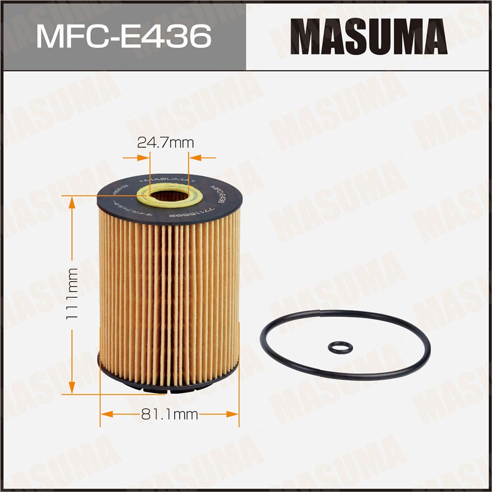 Фильтр масляный OE0014 вставка Masuma