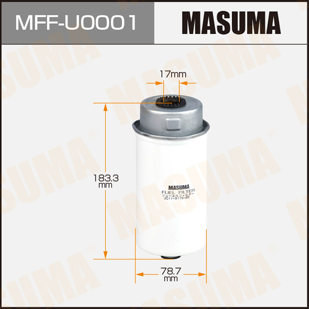 Фильтр топливный FORD TRANSIT 02- Masuma