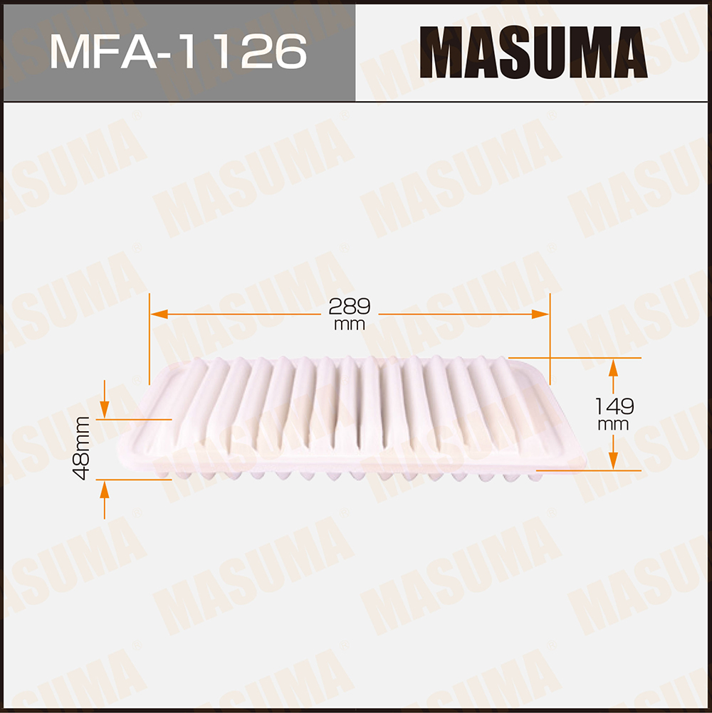 Фильтр воздушный Toyota Corolla (E120) 00-07, Avensis (T250) 03-; Lifan Solano 08-; Geely Masuma