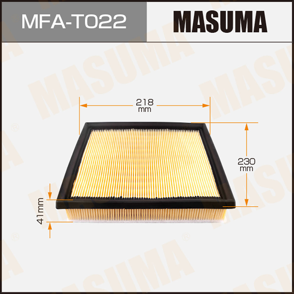 Фильтр воздушный Toyota Highlander 10-, Land Cruiser (300) 21-; Lexus RX4 09-15 (3.5 2GRFXE) Masuma
