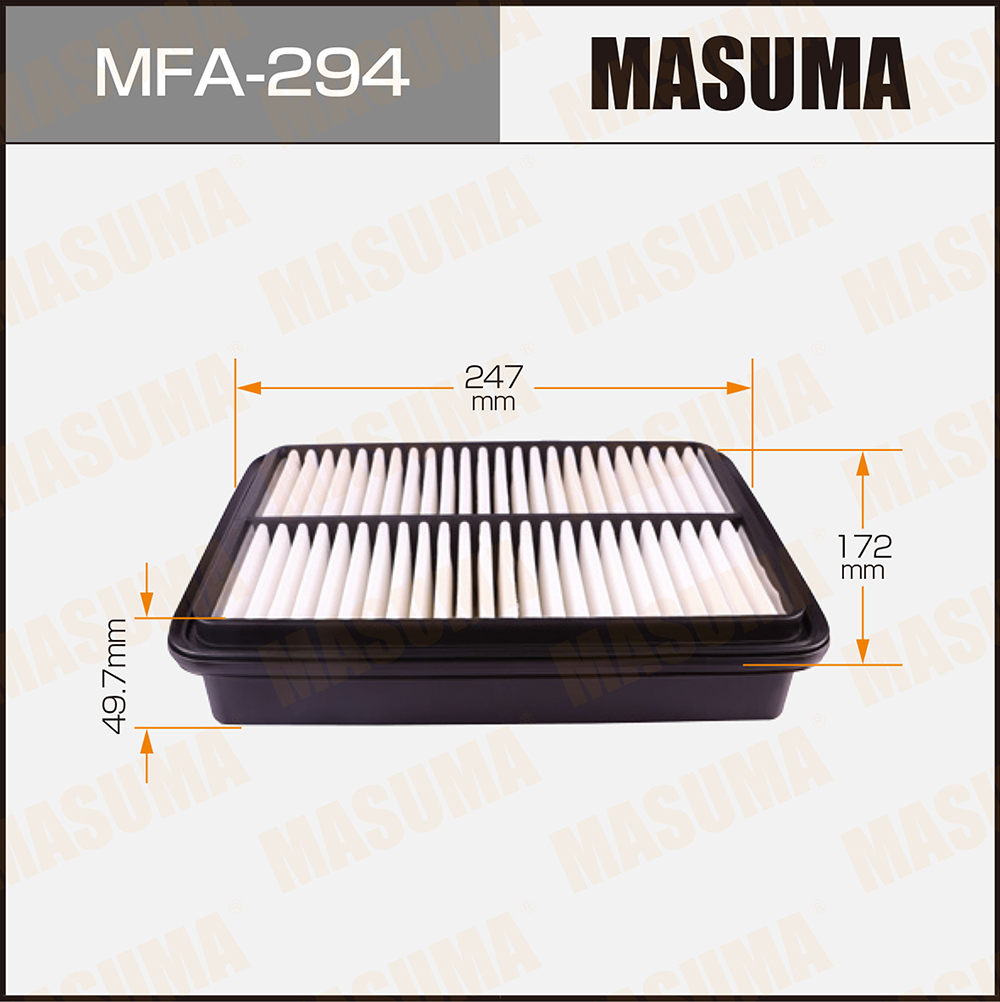 Фильтр воздушный Toyota 4Runner 95-03, Previa, 90-, Land Cruiser Prado 97-; MMC L200 1.8D Masuma