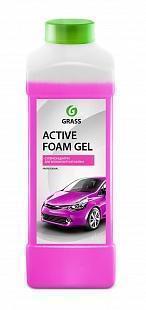 Автошампунь для б/мойки Grass Active Foam Gel активная пена 1 л 113150