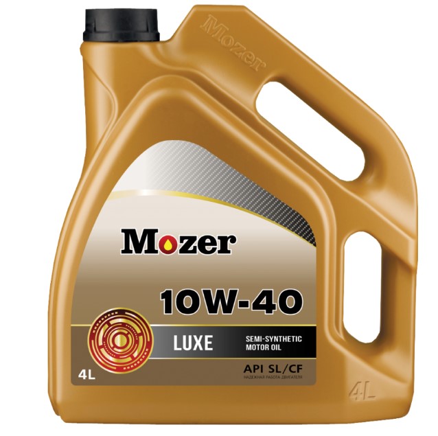 Масло моторное MOZER 10W-40 Luxe SL/CF полусинтетическое 4л / 10W40