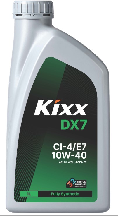 Масло моторное Kixx 10W-40 DX7 CI-4/E7 синтетическое 1 л