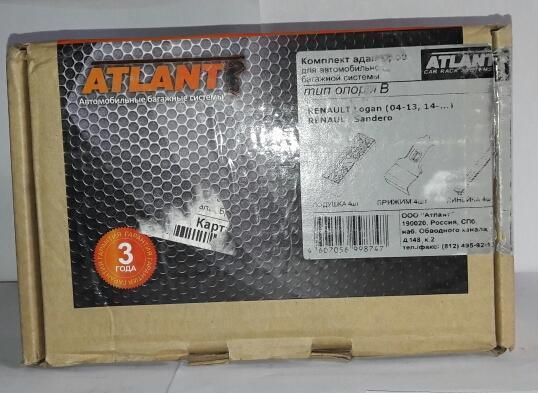 Адаптер багажника Atlant Renault Sandero /Logan 8874