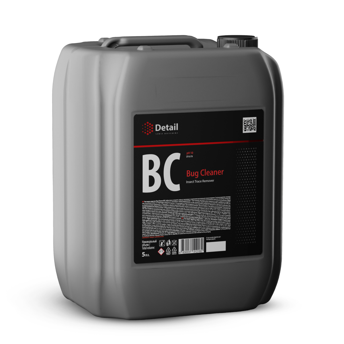 Очиститель кузова Detail BC Bug Cleaner от следов насекомых почек 5 л