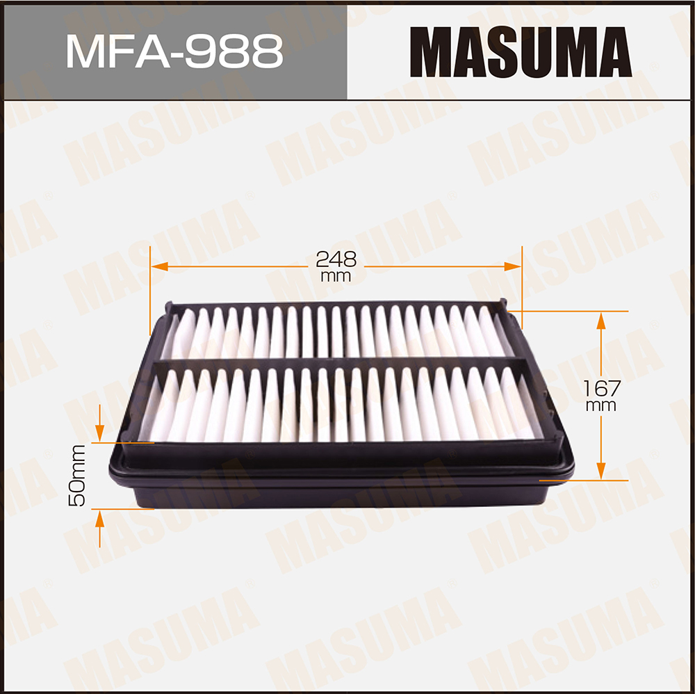 Фильтр воздушный Honda Odyssey 99-03 Masuma