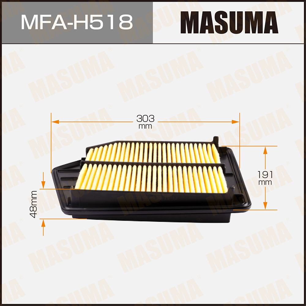 Фильтр воздушный Honda Accord (CR) 12- 2.4, K24W2 Masuma