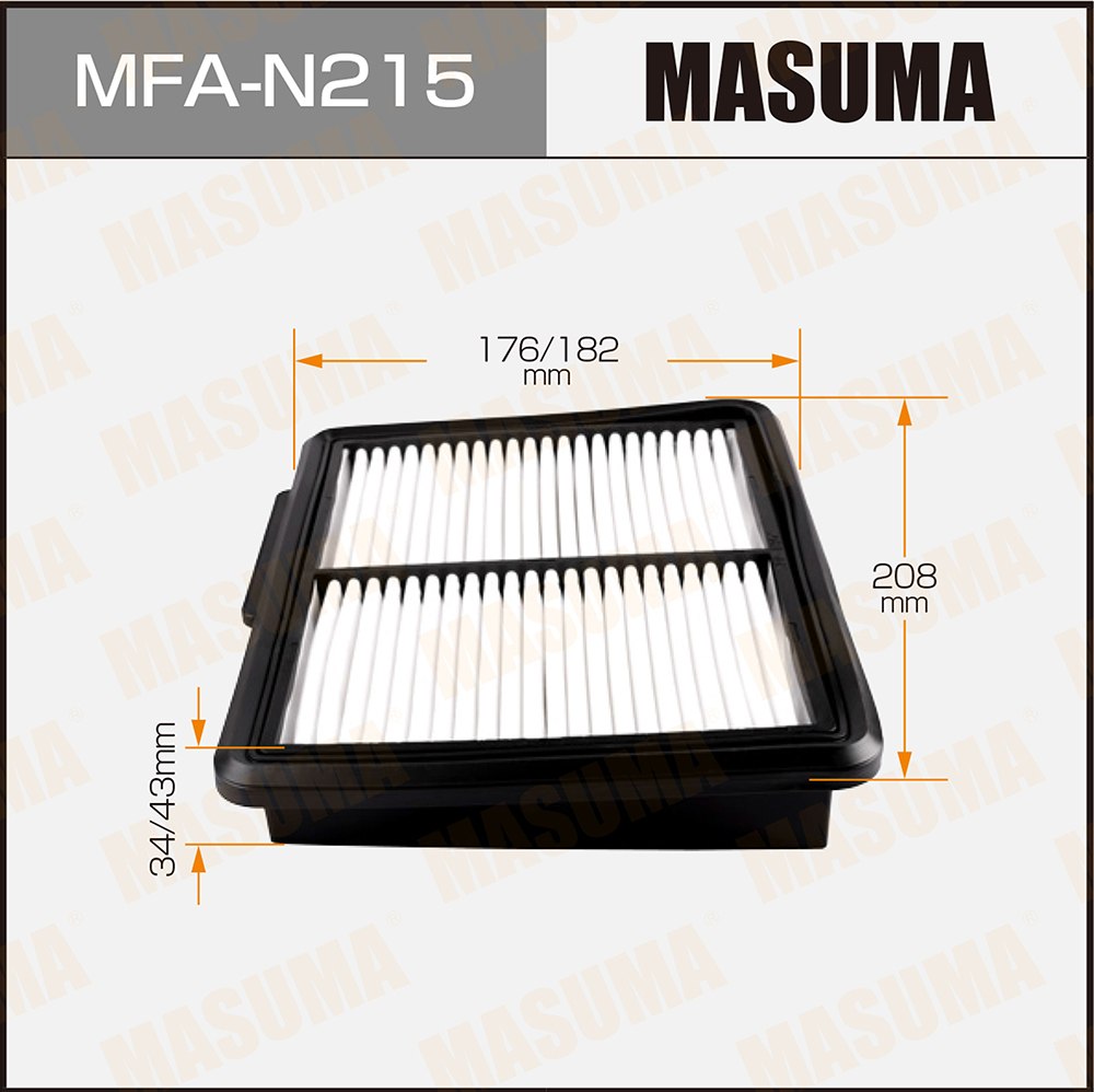 Фильтр воздушный Nissan Fuga 09-, Infiniti M 10-, QX70 13- Masuma