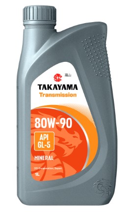 Масло трансмиссионное Takayama 80W-90 API GL-5 минеральное 1л / 80W90