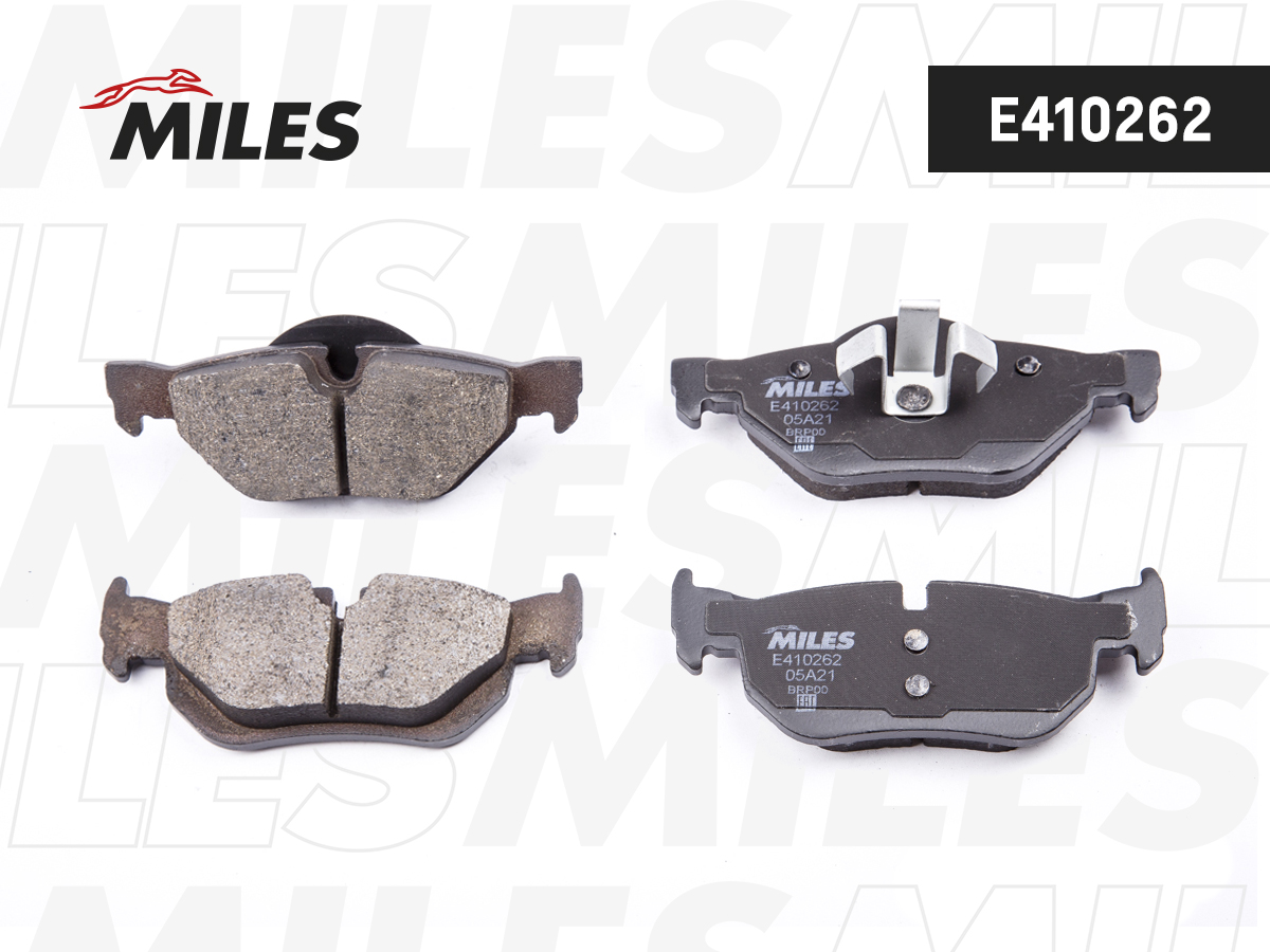 Колодки тормозные BMW 1 (E81, E87, E88) 04-11, 3 (E90) 05-, X1 (E84) 09- задние Miles Low-metallic
