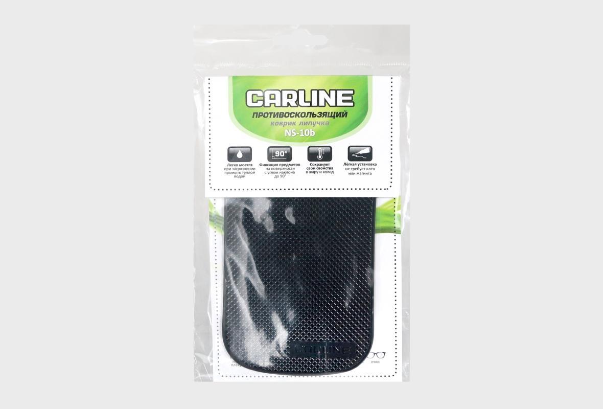 Коврик на панель противоскользящий Carline 14,5 х 8,5 см черный
