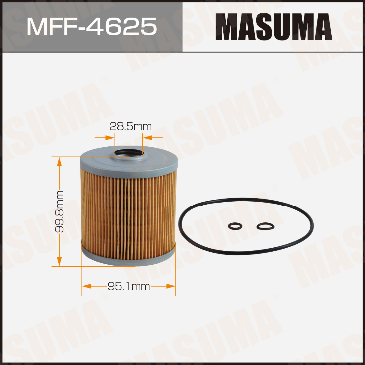 Фильтр топливный F-614 вставка Masuma