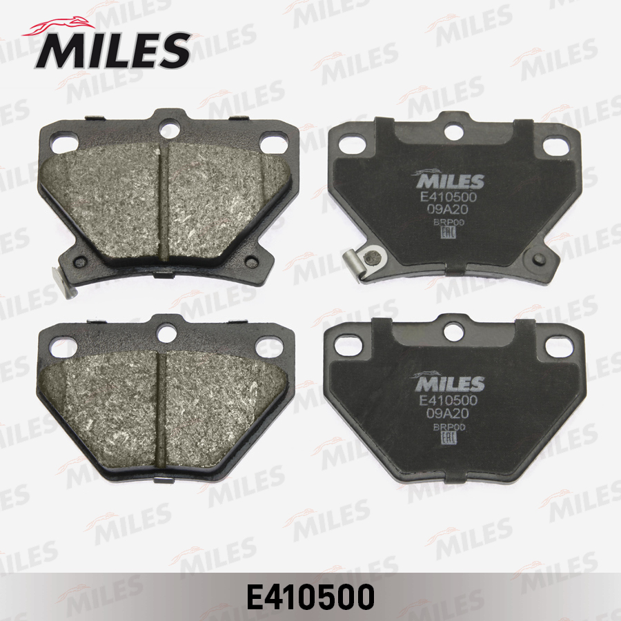 Колодки тормозные Toyota Celica 99-, Corolla 00-, Prius 1.5 00-, Yaris 99- задние Low-metallic Miles