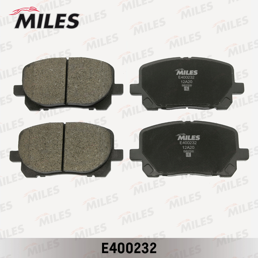 Колодки тормозные Toyota Avensis Verso 2.0/2.0D 01- передние Low-metallic Miles