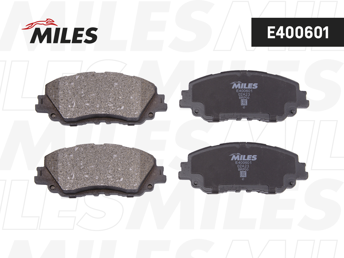 Колодки тормозные Toyota Camry (V70) 17-, RAV4 V 18-; Lexus ES VII 18-, UX 18- передние Miles Low-Metallic