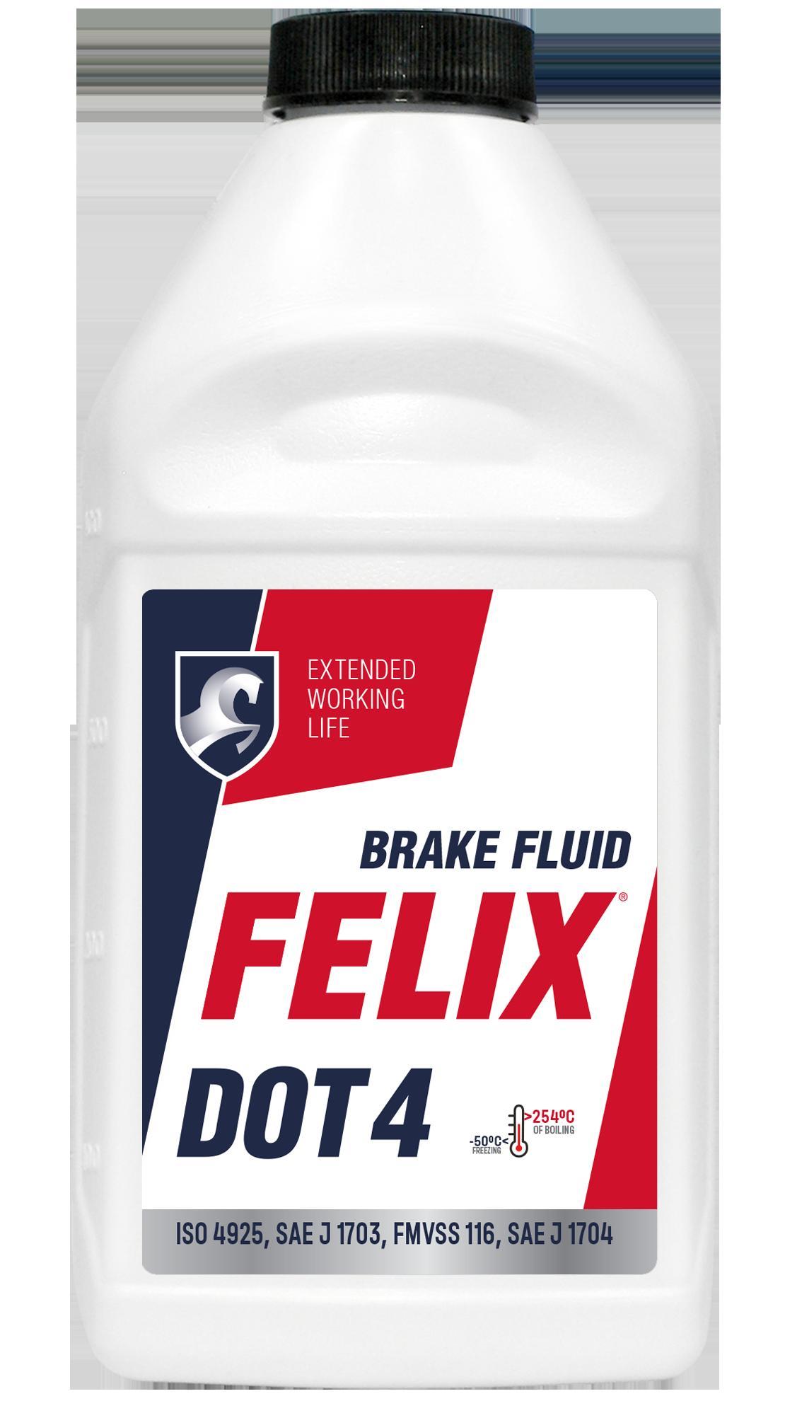 Жидкость тормозная Felix Dot-4 супер 455 г Дзержинск