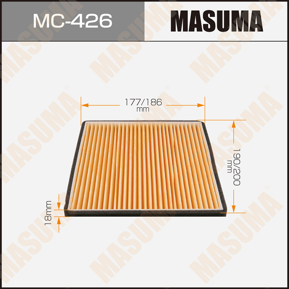 Фильтр салона Mitsubishi Colt (Z2) 04-08 правый руль Masuma