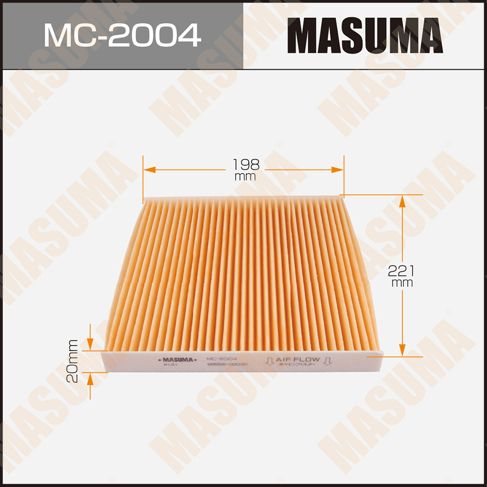 Фильтр салона Toyota Corolla (E120) 01-07, Avensis (T250) 03-08 Masuma