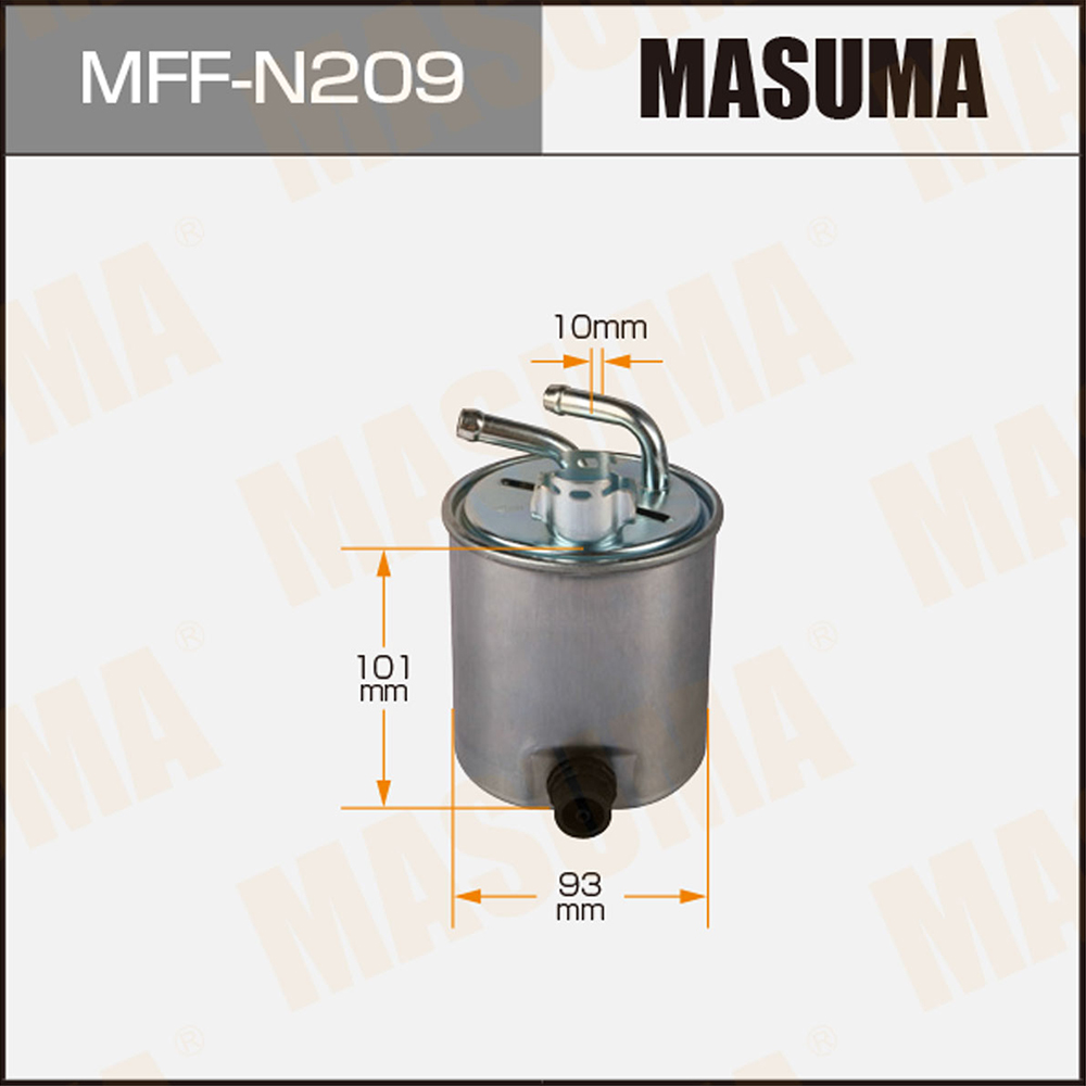 Фильтр топливный Nissan Pathfinder (R51) 06-, Navara (D40) 05- (YD25DDTI) Masuma