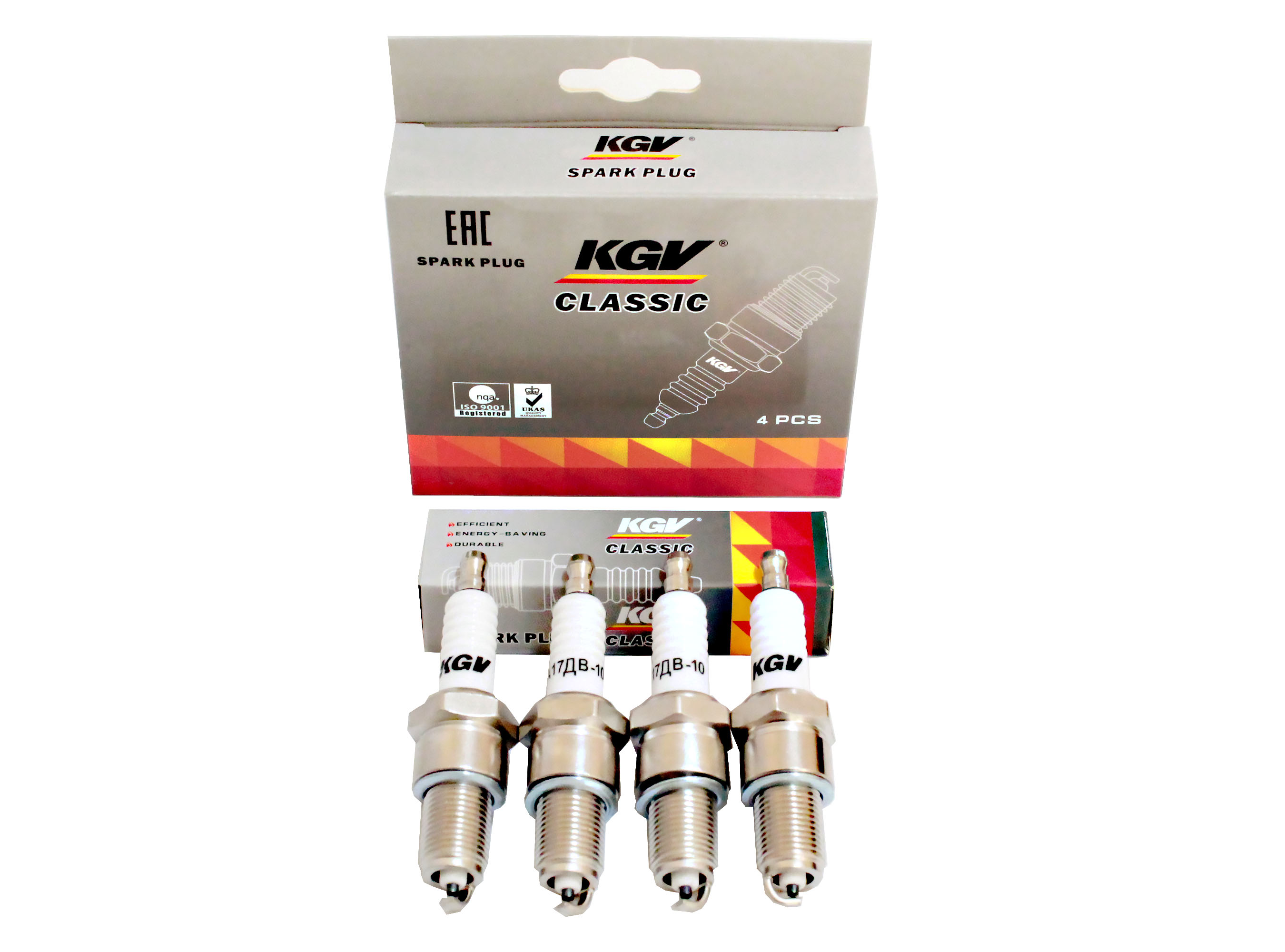 Свечи KGV Classic А17ДВ-10 для а/м ВАЗ 2101-2107 (4шт.)