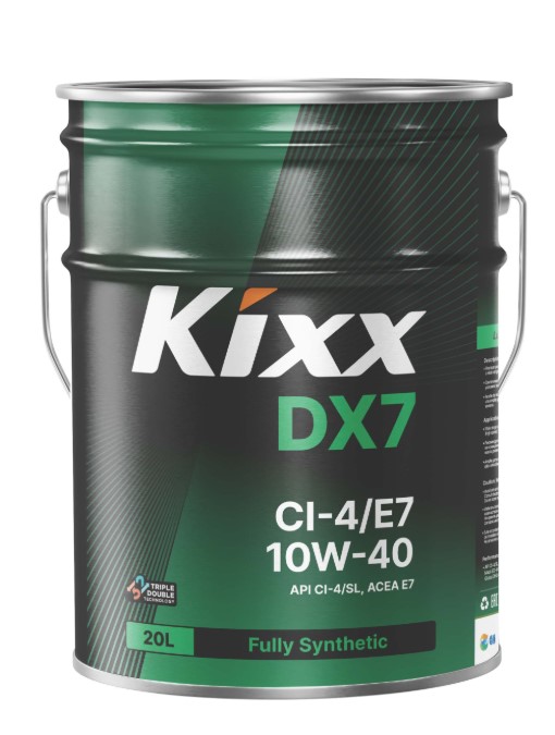 Масло моторное Kixx 10W-40 DX7 CI-4/E7 20 л