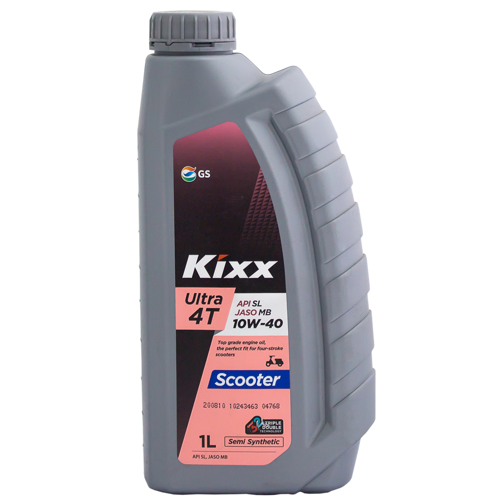 Масло моторное Kixx 10W-40 Ultra 4T Scooter SL/MB для 4х такт. дв. 1л п/синт.