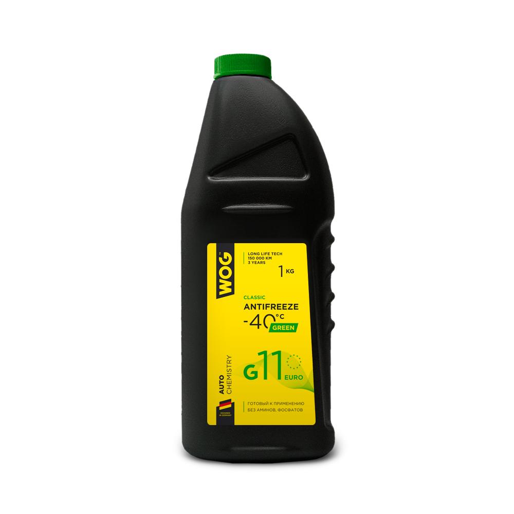 Антифриз G11 зеленый -40°C WOG 1 кг
