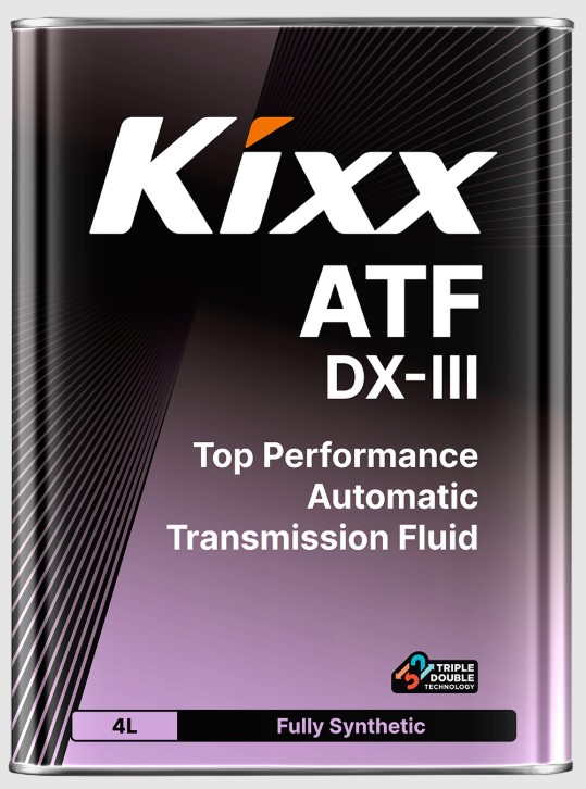 Масло Kixx ATF DX-III трансмиссионное синтетическое 4 л