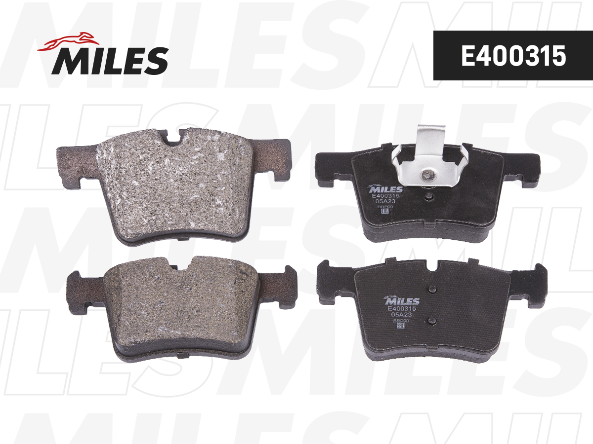 Колодки тормозные BMW 1 (F20, F21) 11-, 3 (F30) 11-, X3 (F25) 10-, X4 (F26) 13- передние Miles Low-metallic
