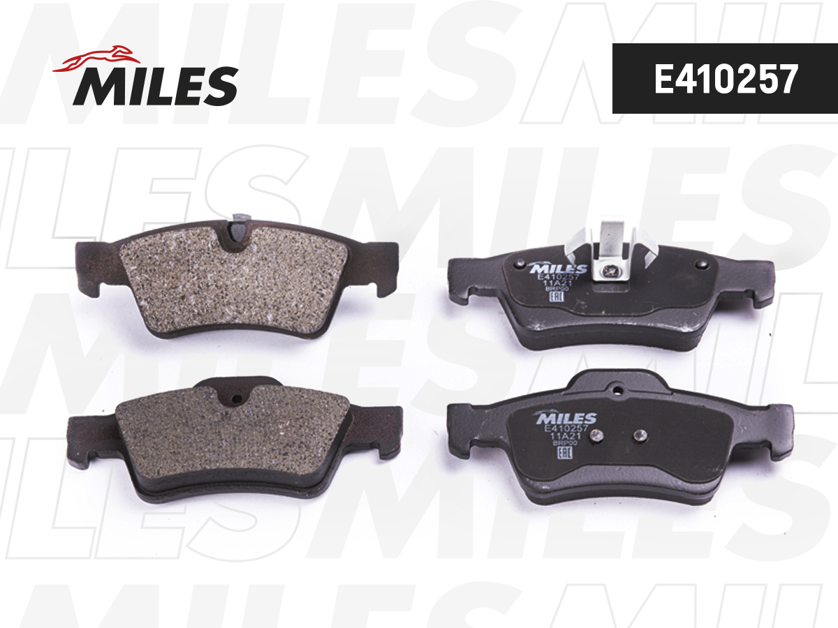 Колодки тормозные MB W164 ML 05-, W251 R-Class 06- задние Low-metallic Miles