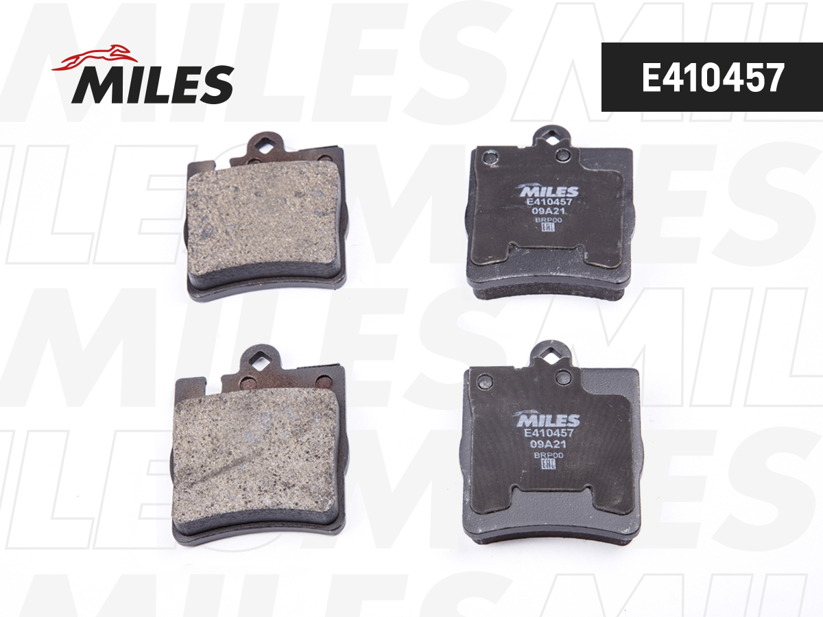 Колодки тормозные MB C (203) 00-, CLC (203) 08-, E (W210) 95- задние Miles Low-metallic