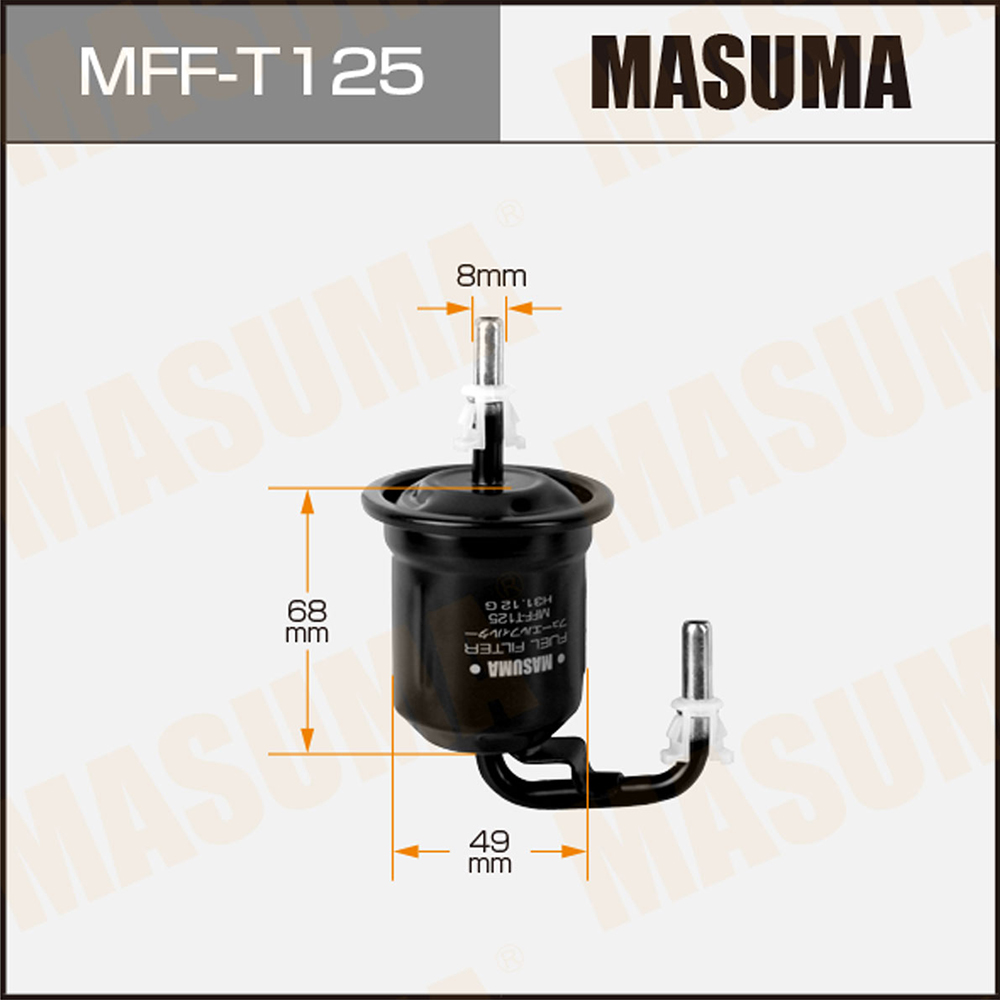 Фильтр топливный Toyota Land Cruiser (J200) 07-; Lexus LX570 07- Masuma