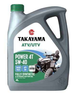 Масло моторное Takayama 5W-40 ATV/UTV Power 4T SN Jaso MA-2 4л